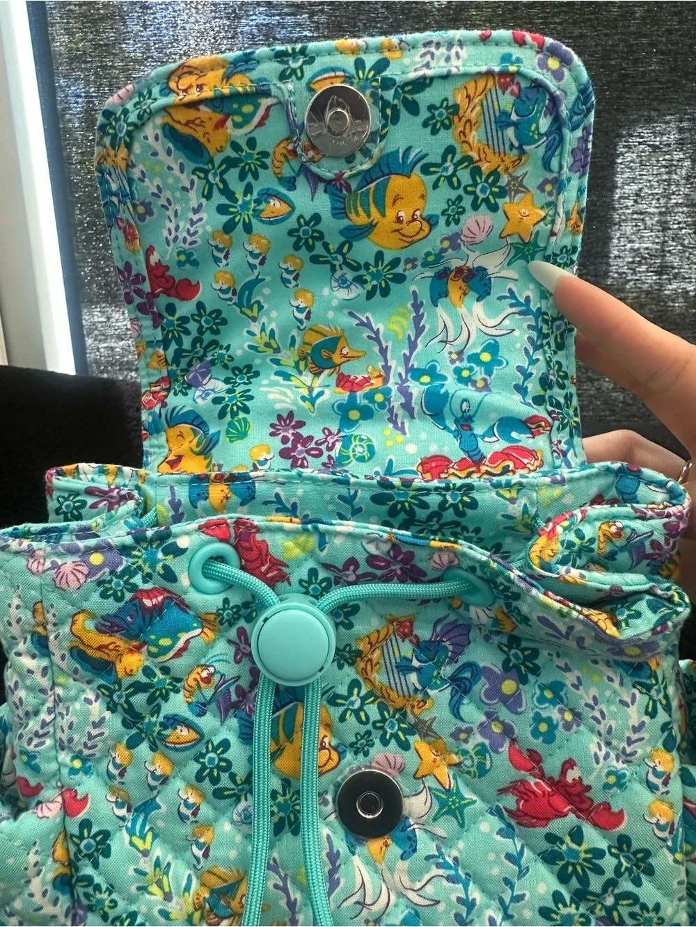 Vera Bradley x Disney The Little Mermaid mini backpack